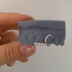 2 diş Swarovski Taşlı Grillz Z322