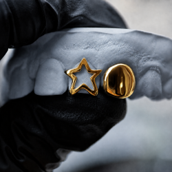 2 teeth  Star Grillz Z337