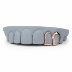 2 teeth Open Face Grillz Z338