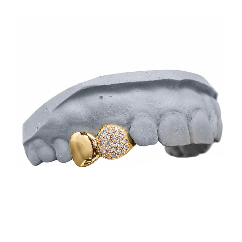 2 diş Swarovski Grillz Z343