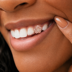 2 Teeth Star Grillz Z356