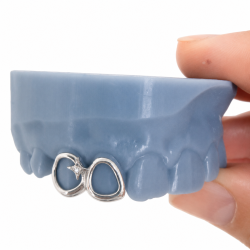 2 diş Swarovski Taşlı Yıldız Grillz Z304