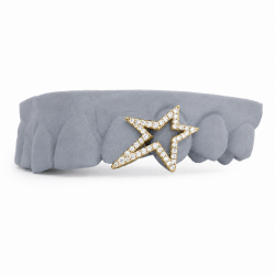 Swarovski Taşlı Yıldız Grillz Z365