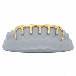 6 Teeth with Swarovski Grillz Z366