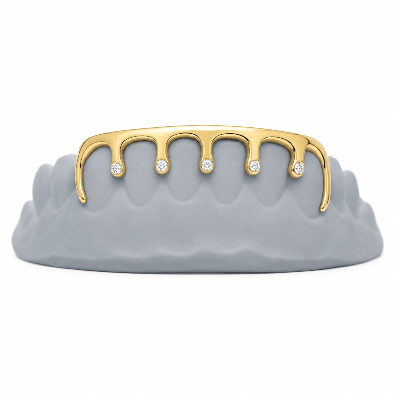 6 Teeth with Swarovski Grillz Z366
