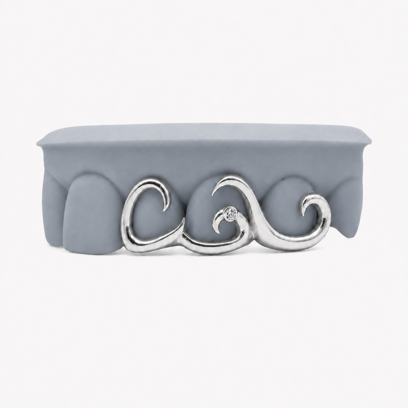 3 Teeth Swarovski Grillz Z371
