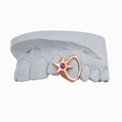 2 Teeth Star Grillz Z374