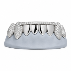 8 Teeth Swarovski Iced Grillz Z380