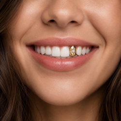 Swarovski Taşlı Yıldız Grillz Z393