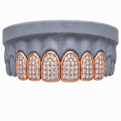 6 Teeth Swarovski Grillz Z402