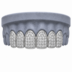 6 Teeth Swarovski Grillz Z402