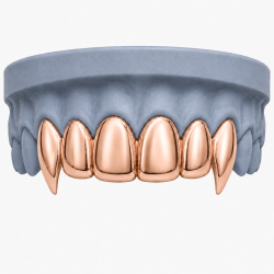 6 Teeth Vampire Grillz Z403