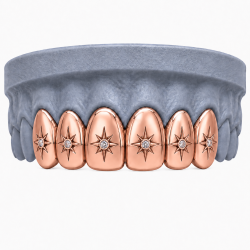 6 Teeth Swarovski Star Grillz Z404