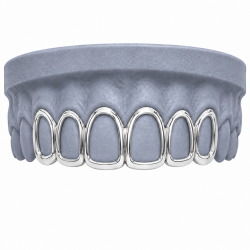 6 Teeth Frame Grillz Z405